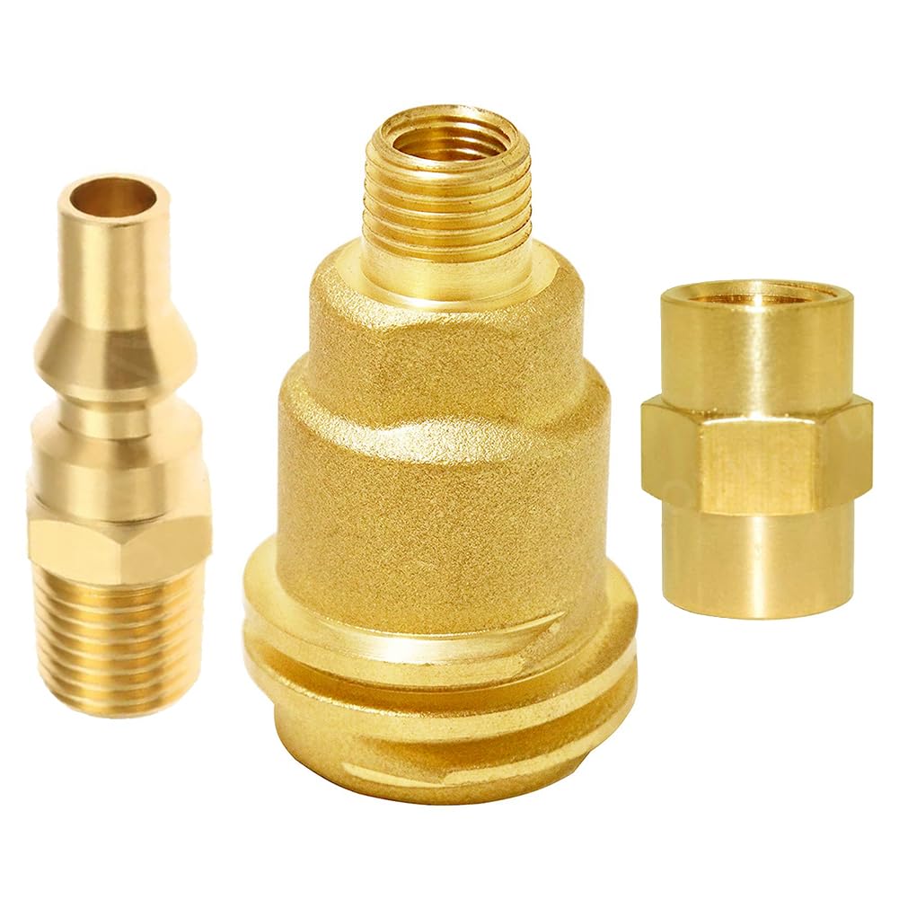 Joywayus solid brass QCC1 nut connection for easy propane tank hookup