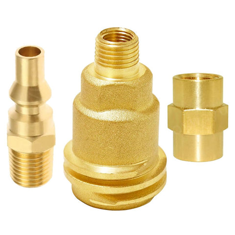 Joywayus solid brass QCC1 nut connection for easy propane tank hookup