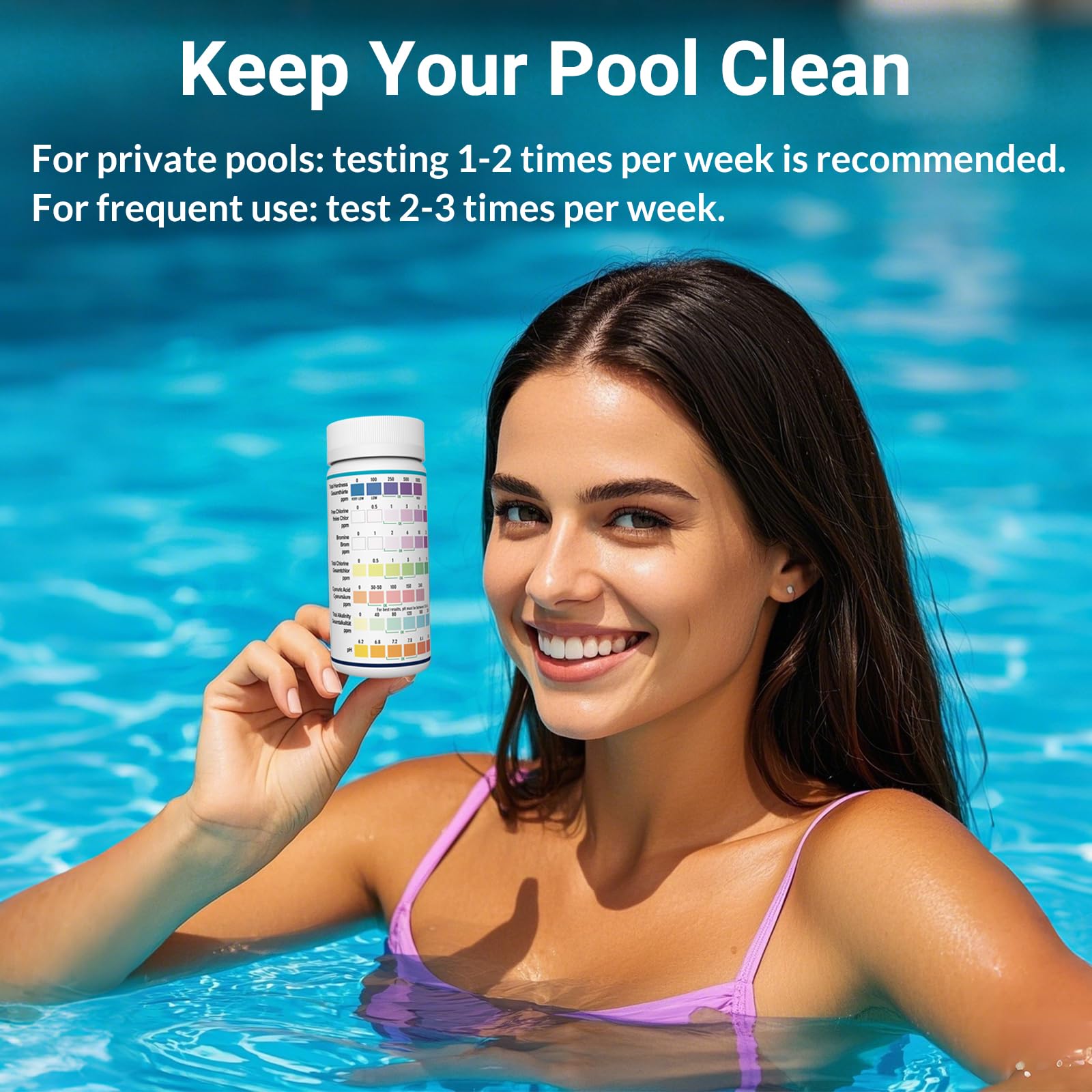 Joyzakzak cyanuric acid pad for accurate CYA monitoring in pools.