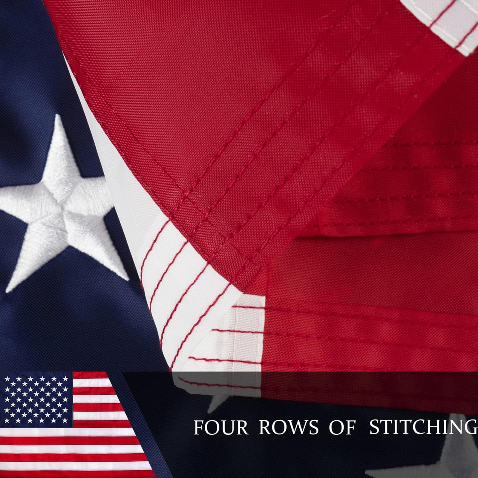 JPorton flag with canvas heading provides secure mounting on multiple setups.