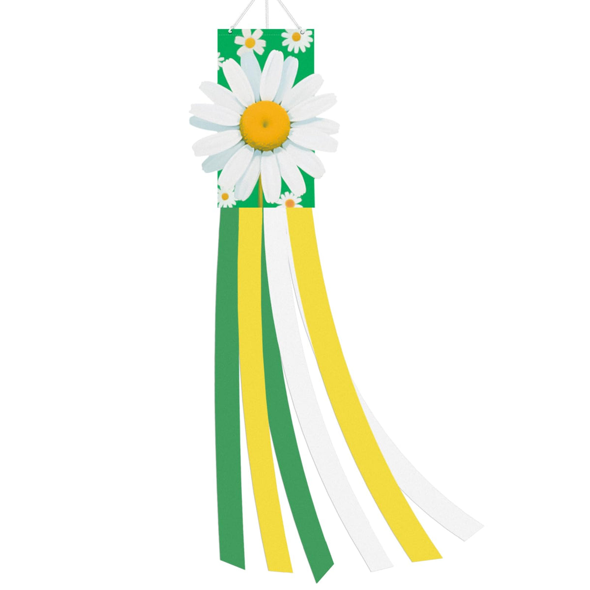 Jremreo daisy windsock 40in adds bright spring color to your garden entrance.