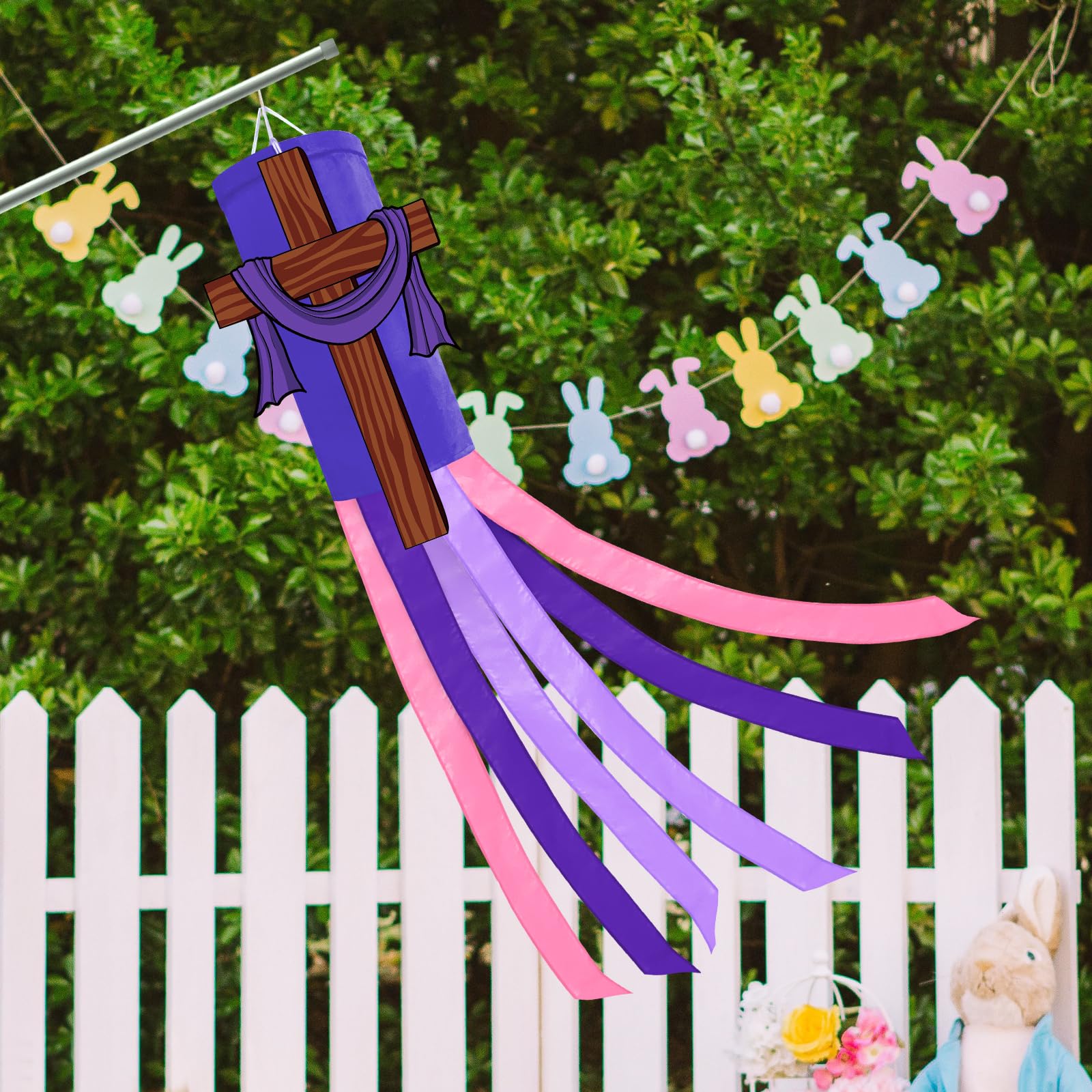 Jremreo durable polyester windsock with nylon stitching for longevity.