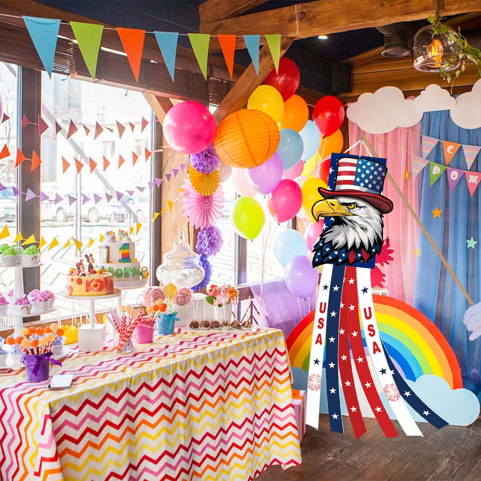 Jremreo windsock adds festive flair to backyard gatherings and holidays