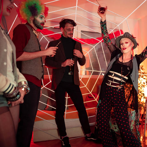 Jremreo Halloween haunted house setup boosts spooky party visuals