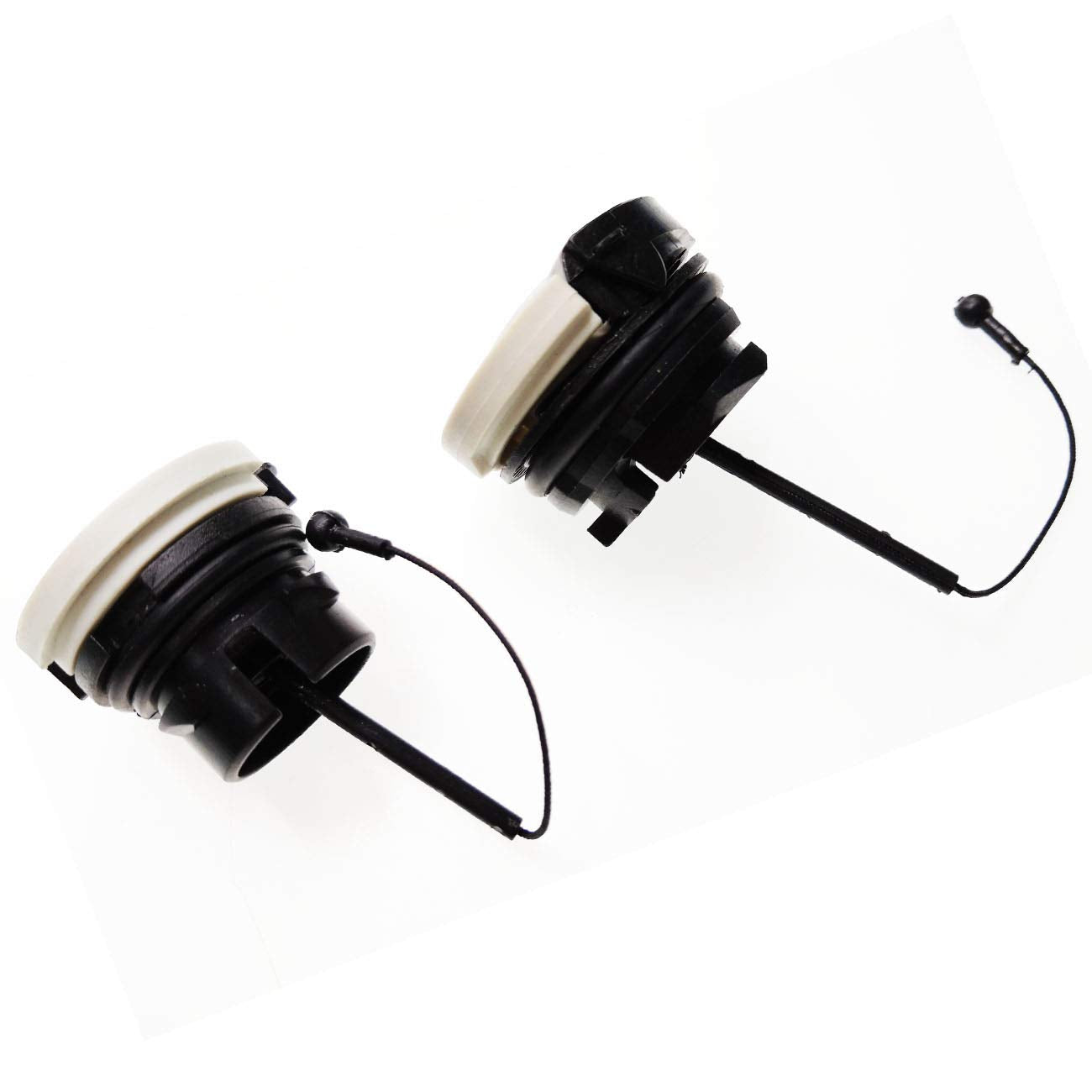 JRL fuel cap for STIHL MS360, fitment close-up