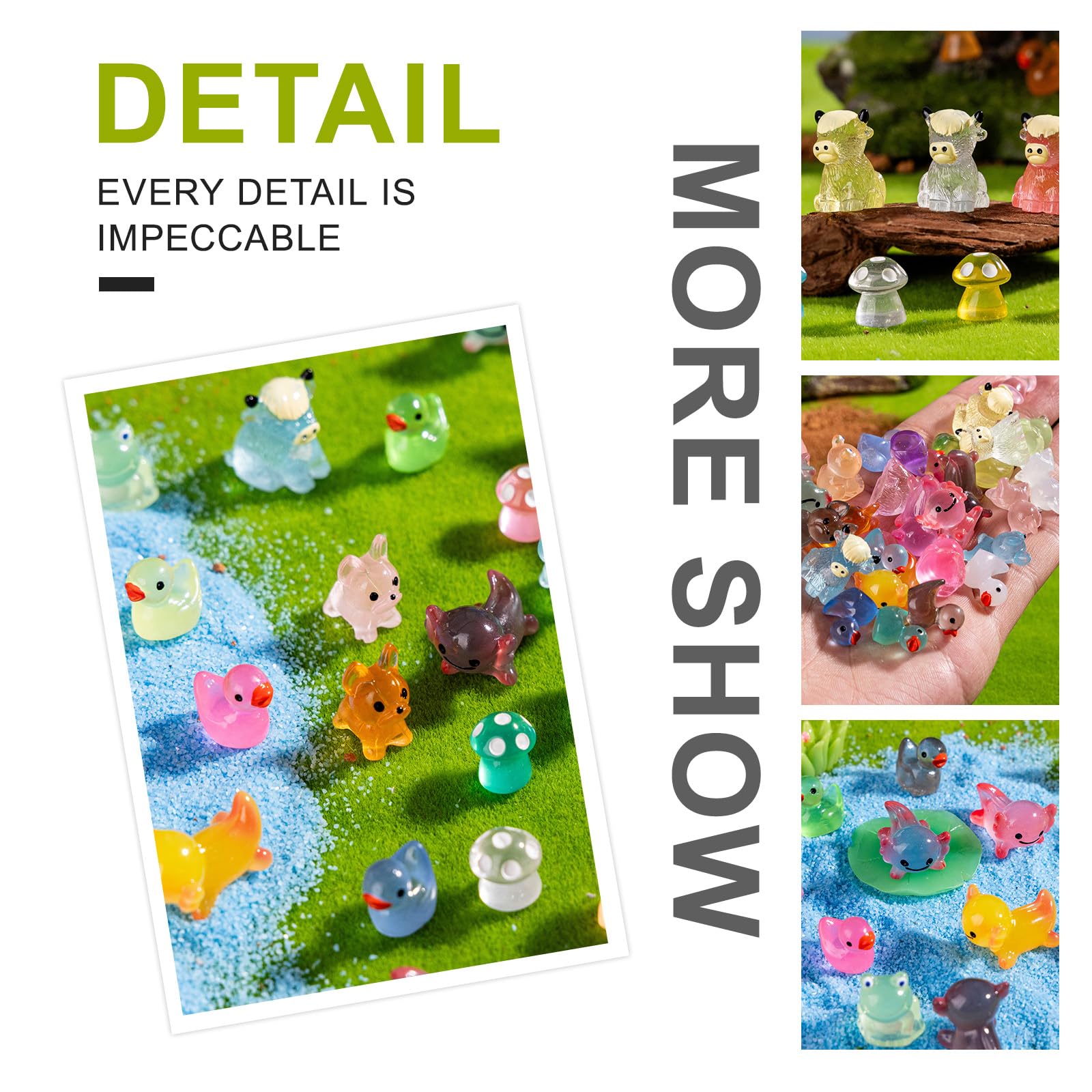 jrootouh resin frog figurine adds whimsy to mini landscapes and planters