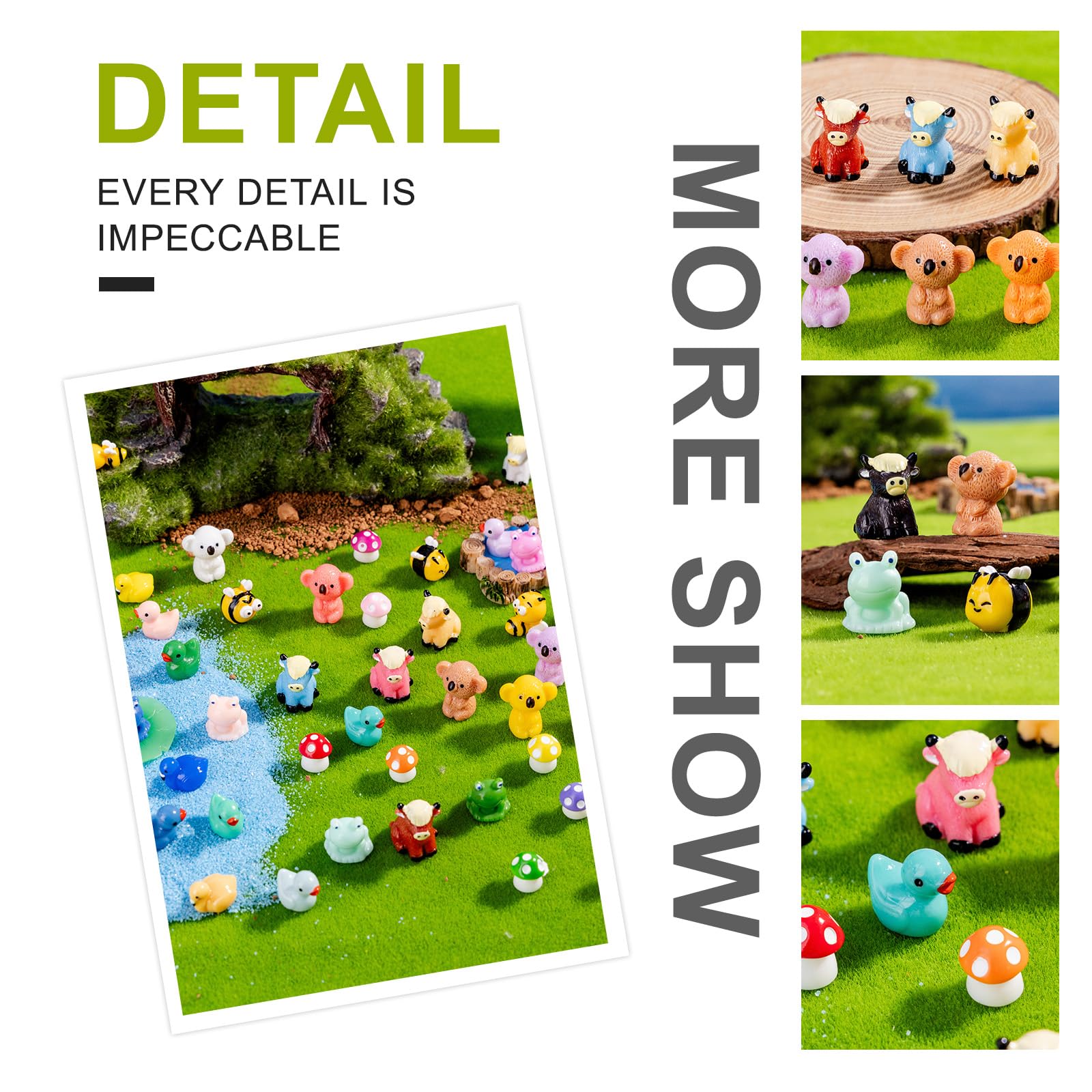 jrootouh garden micro-landscape figures bring whimsy to pots and borders