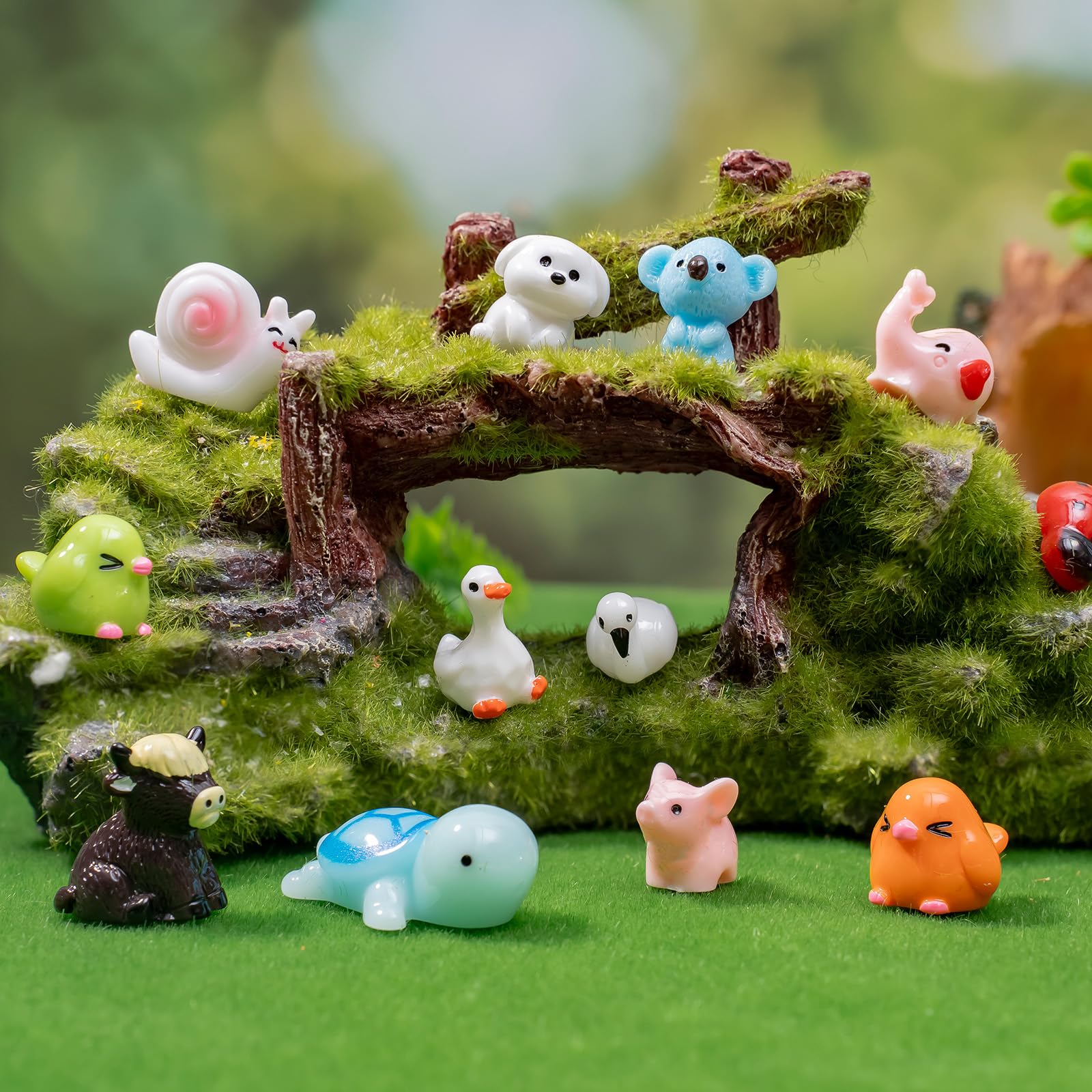 jrootouh mini resin dollhouse ornaments for plant pots and aquariums