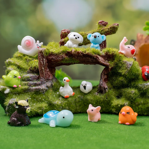 jrootouh mini resin dollhouse ornaments for plant pots and aquariums