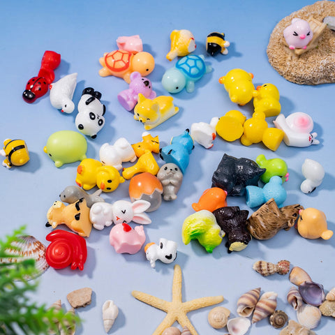 jrootouh mini resin rabbit and turtle figures brighten garden displays