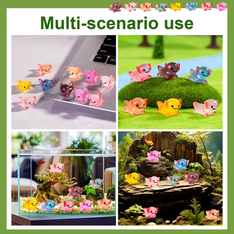 jrootouh tiny axolotl decor for party table centerpiece