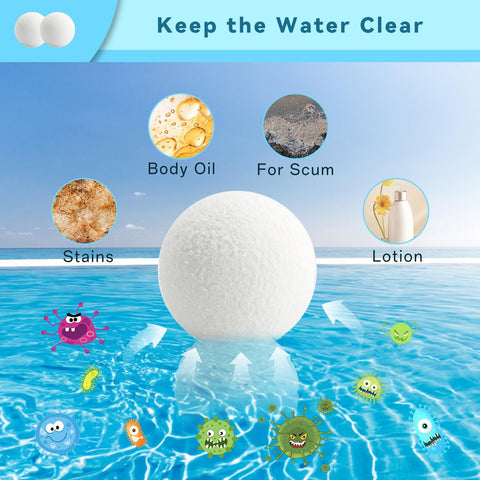 JRQHF honeycomb absorbent ball spa floats for easy cleaning