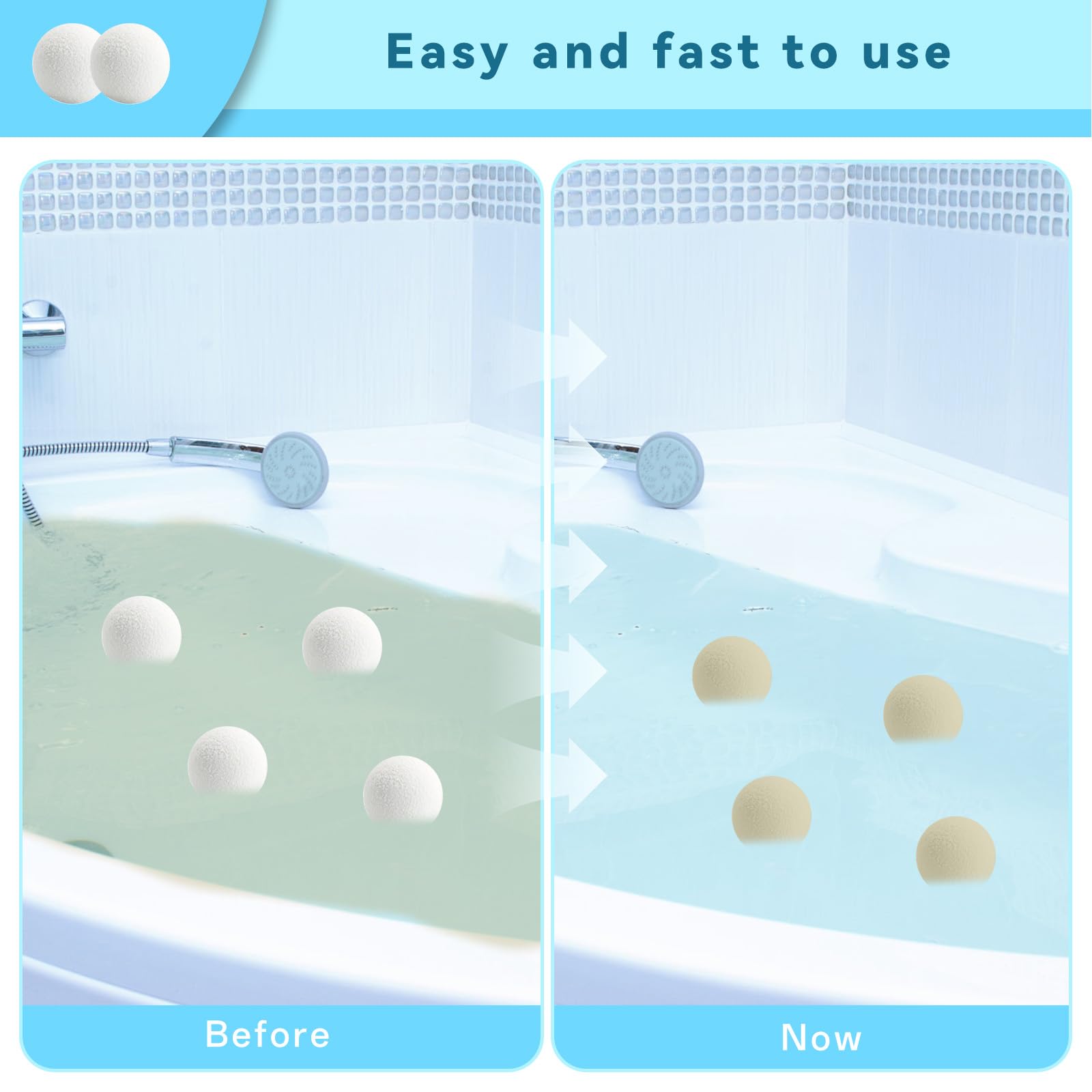 JRQHF spa sponge ball scum removal keeps pools and bathtubs cleaner
