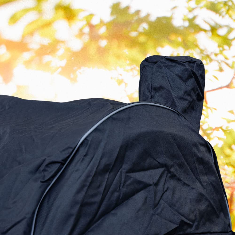 JRTAL Westeco cover shows front zipper detail for easy installation and secure fit.