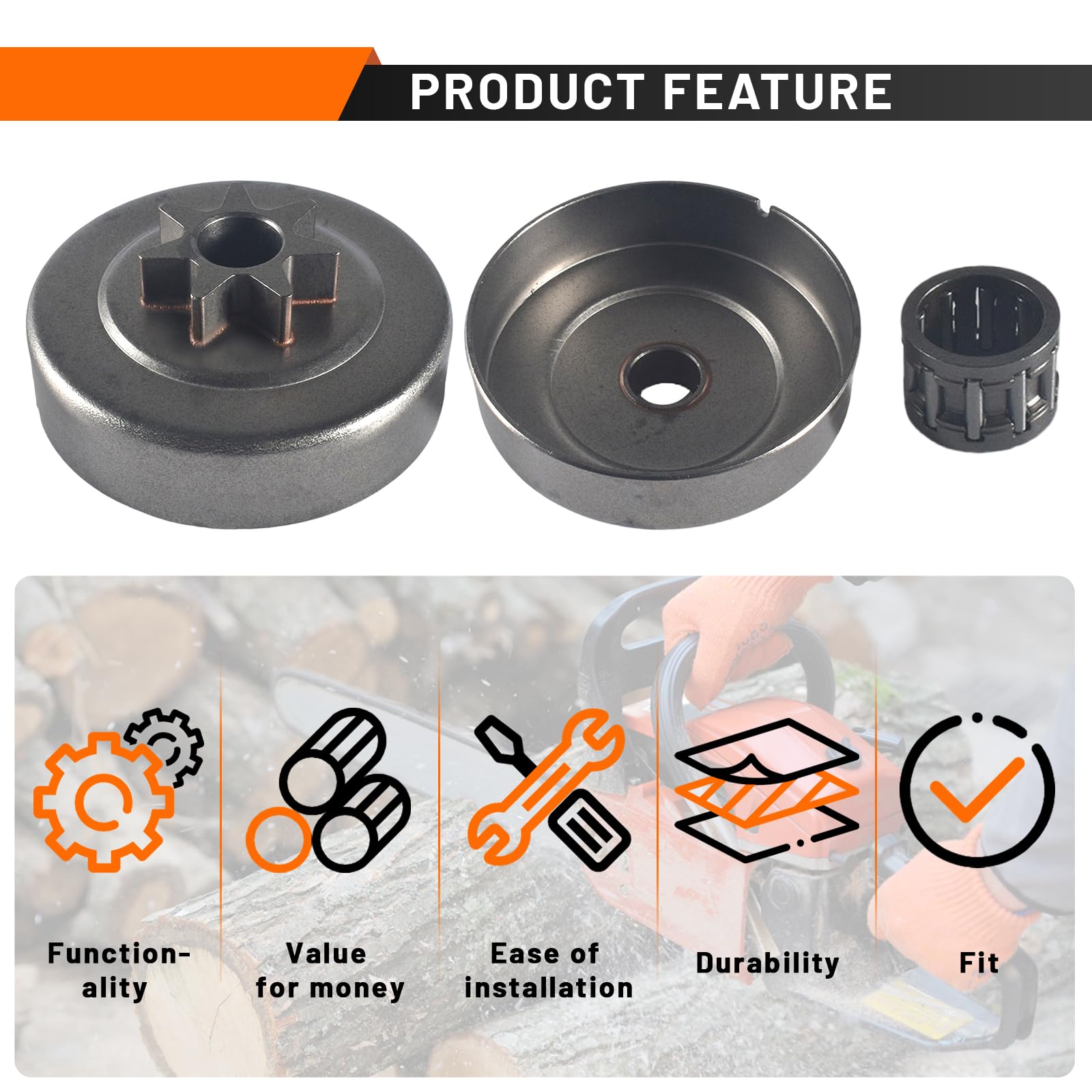 JSCJCAS durable-construction stands up to heat and friction.