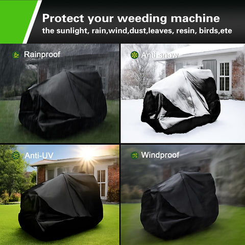 JSDYYYT compact storage bag keeps the cover neatly stored in a garage or shed.