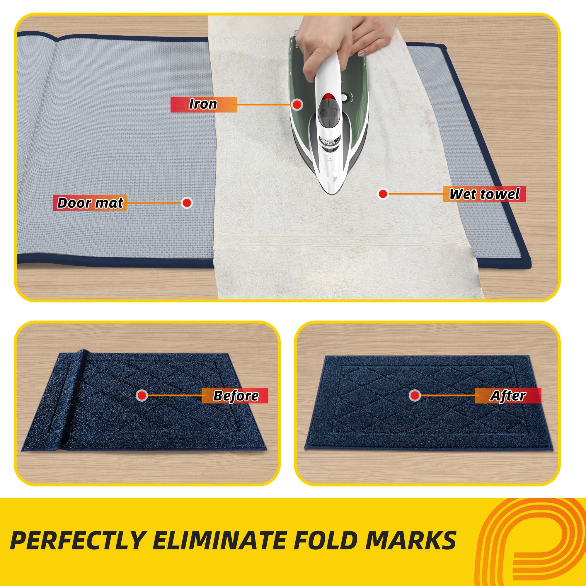 Ideal indoor or outdoor entry mat for busy households.