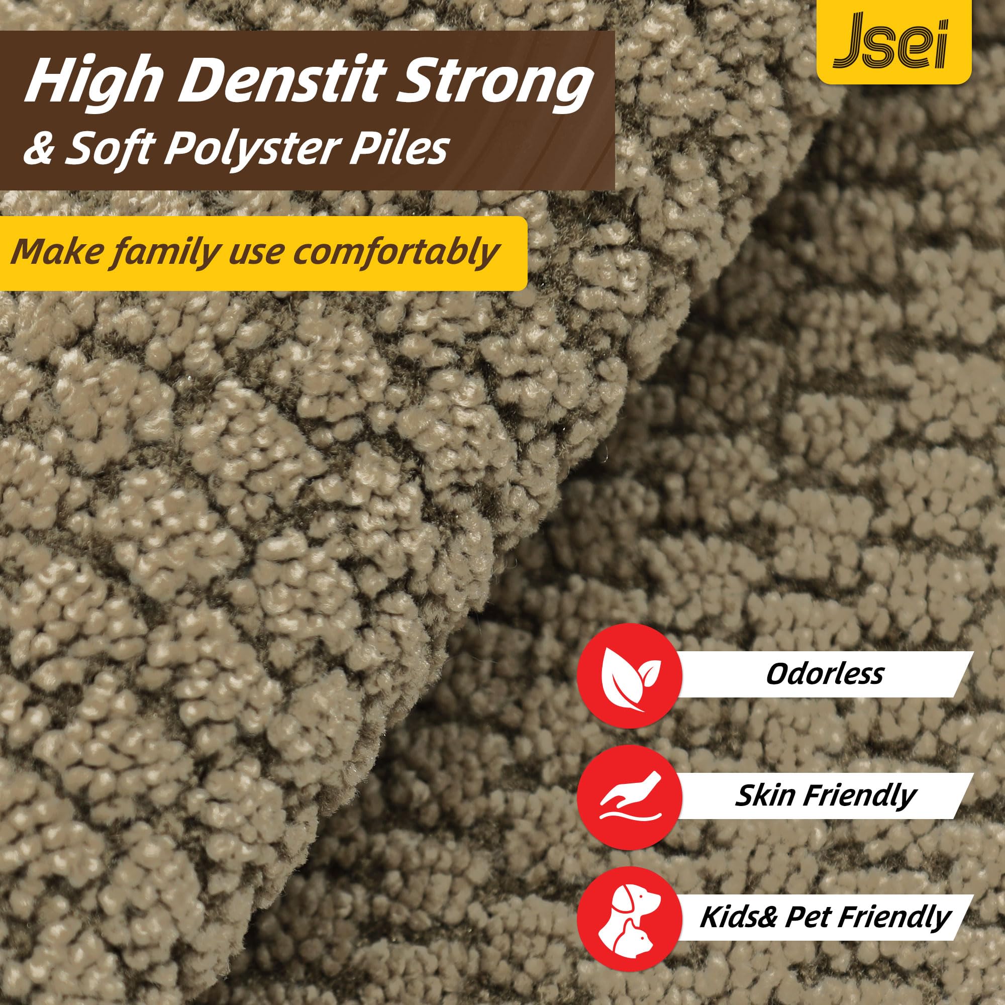 Low-profile edge of JSEI Dirt Trapper mat fits under doors.