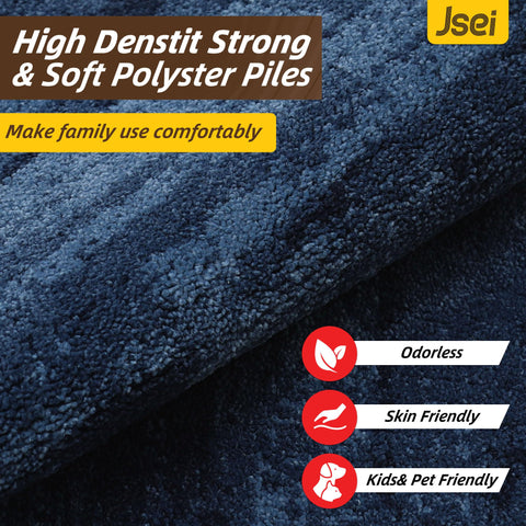 JSEI Dirt Trapper mat with non-slip backing prevents shifting on dry floors