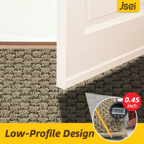 Pet-friendly design of JSEI Dirt Trapper mat withstands claws.