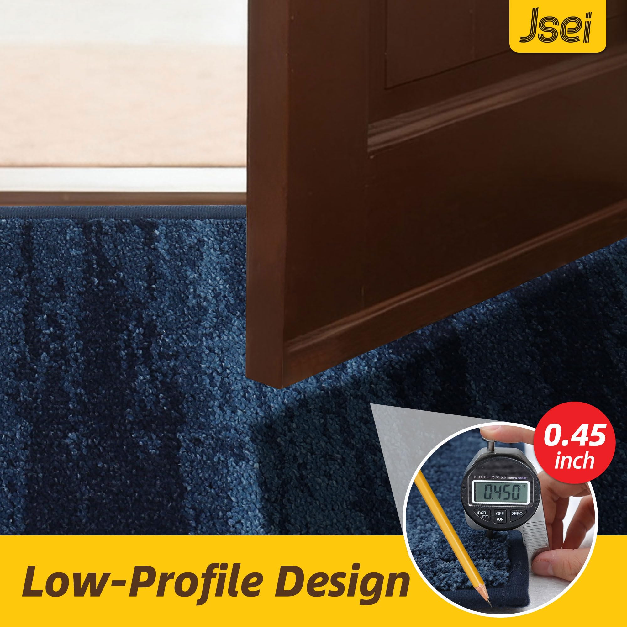 JSEI Dirt Trapper stain-resistant surface maintains color