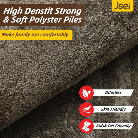 JSEI Dirt Trapper Door Mat features stain-resistant fabric for busy entrances.