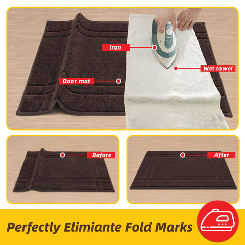 Mud and moisture from shoes are trapped by JSEI mat