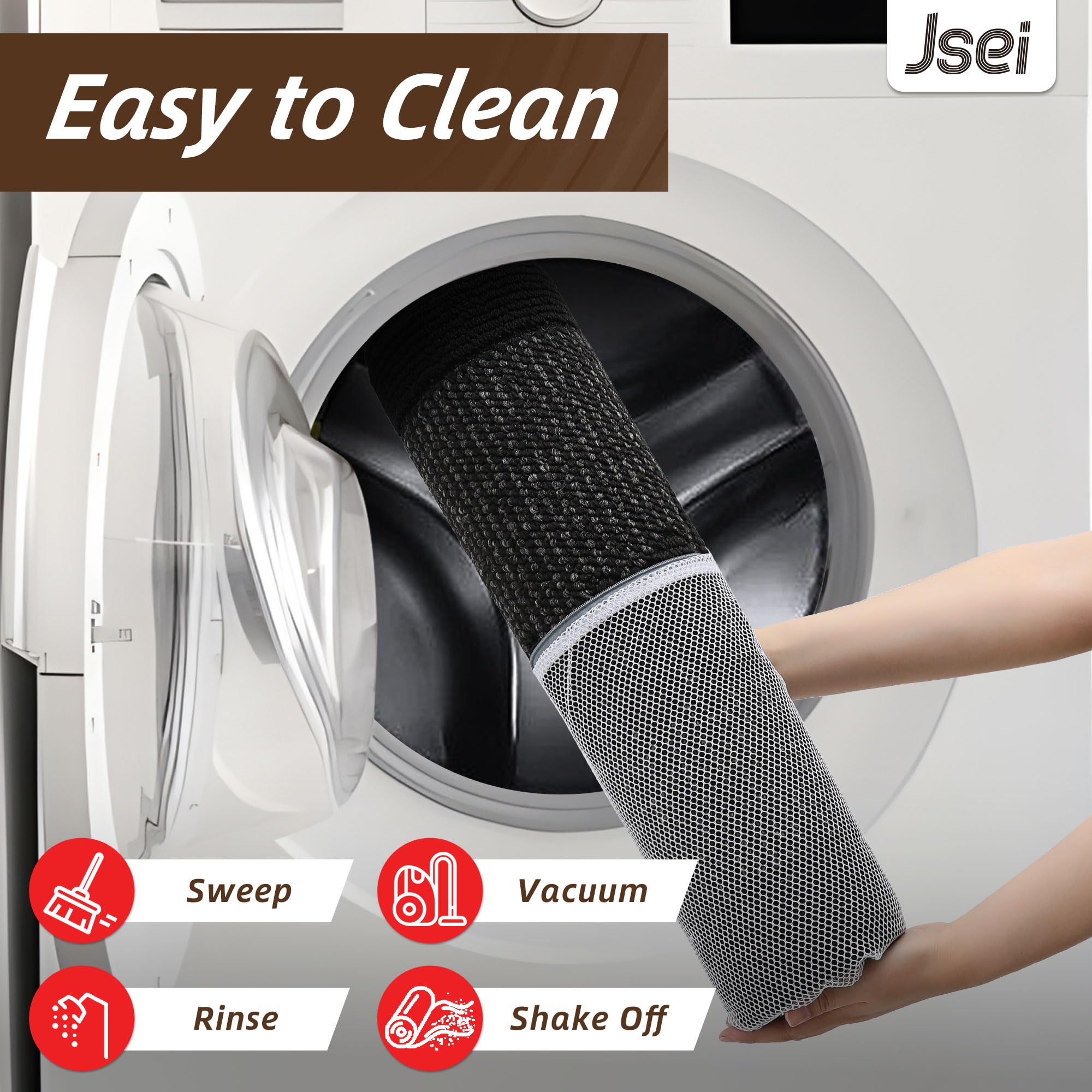 JSEI fade-resistant mat maintains color across seasons.