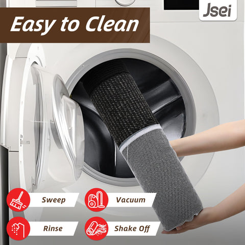 JSEI fade-resistant mat maintains color across seasons.