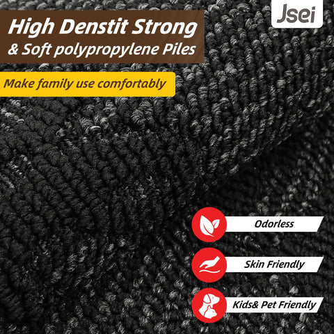 JSEI washable indoor mat is easy to clean after muddy days.