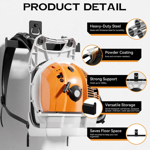 Rack with matte anti-rust coating protects tools from corrosion.