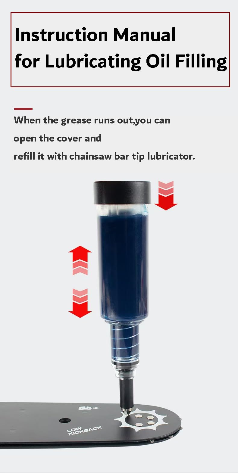 JSIERLUOV refillable dispenser enables easy refill for continuous tool care.