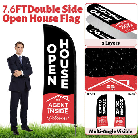 Jsngbse open house balloons pack enhances visibility for curb appeal
