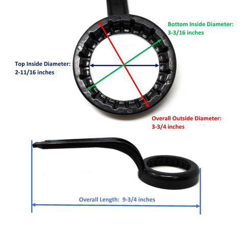 JSP Manufacturing 5-gallon carboy cap compatibility shown for easier sealing.