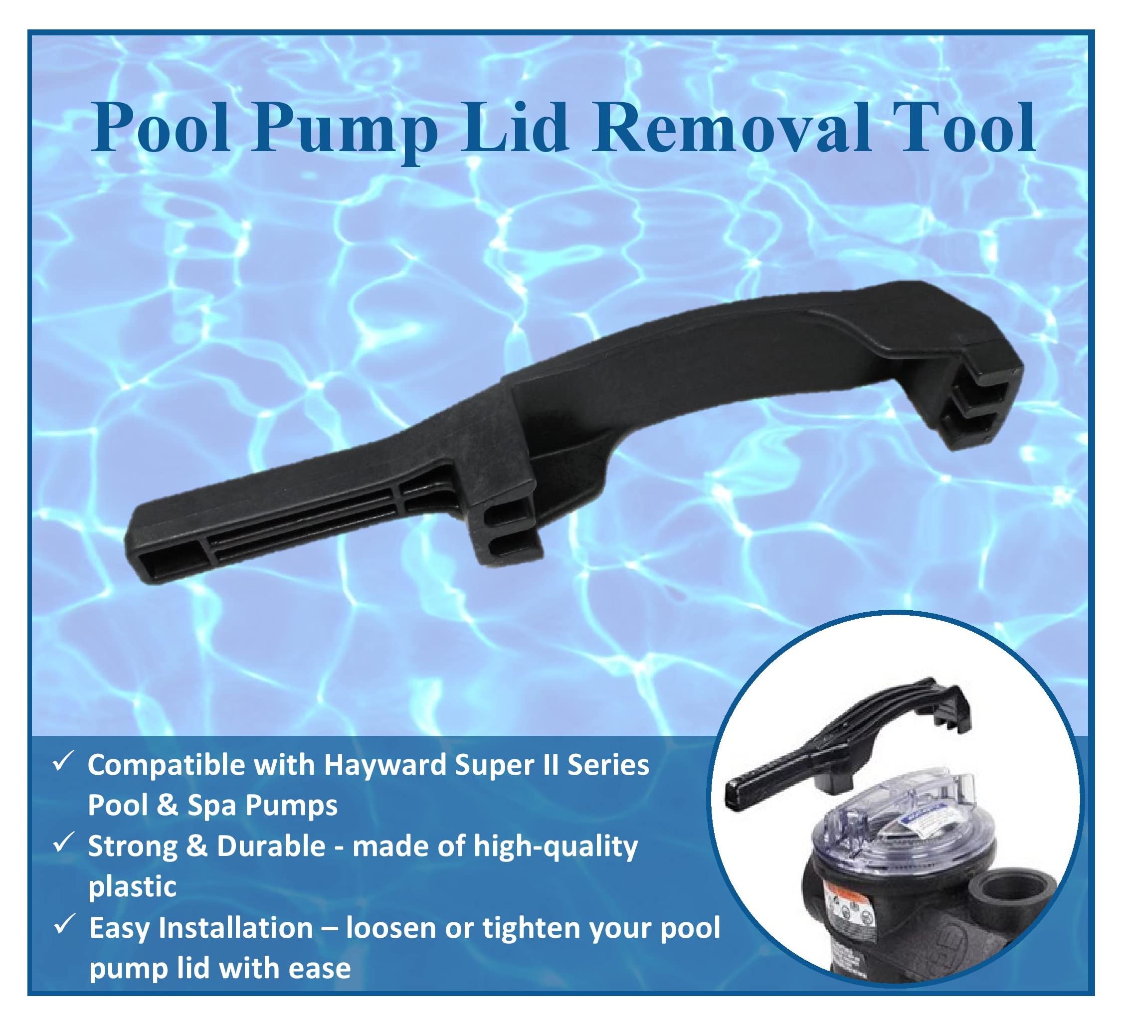 Hayward Super II compatible lid tool from JSP Manufacturing