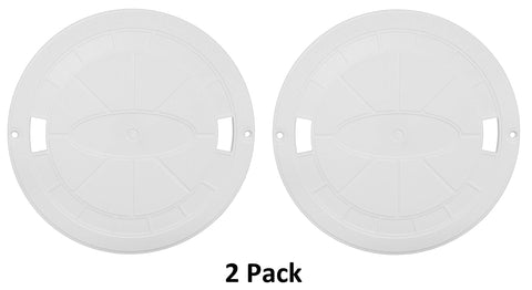 Close-up of Hayward SPX1070C compatible lid showing precise screw-hole alignment