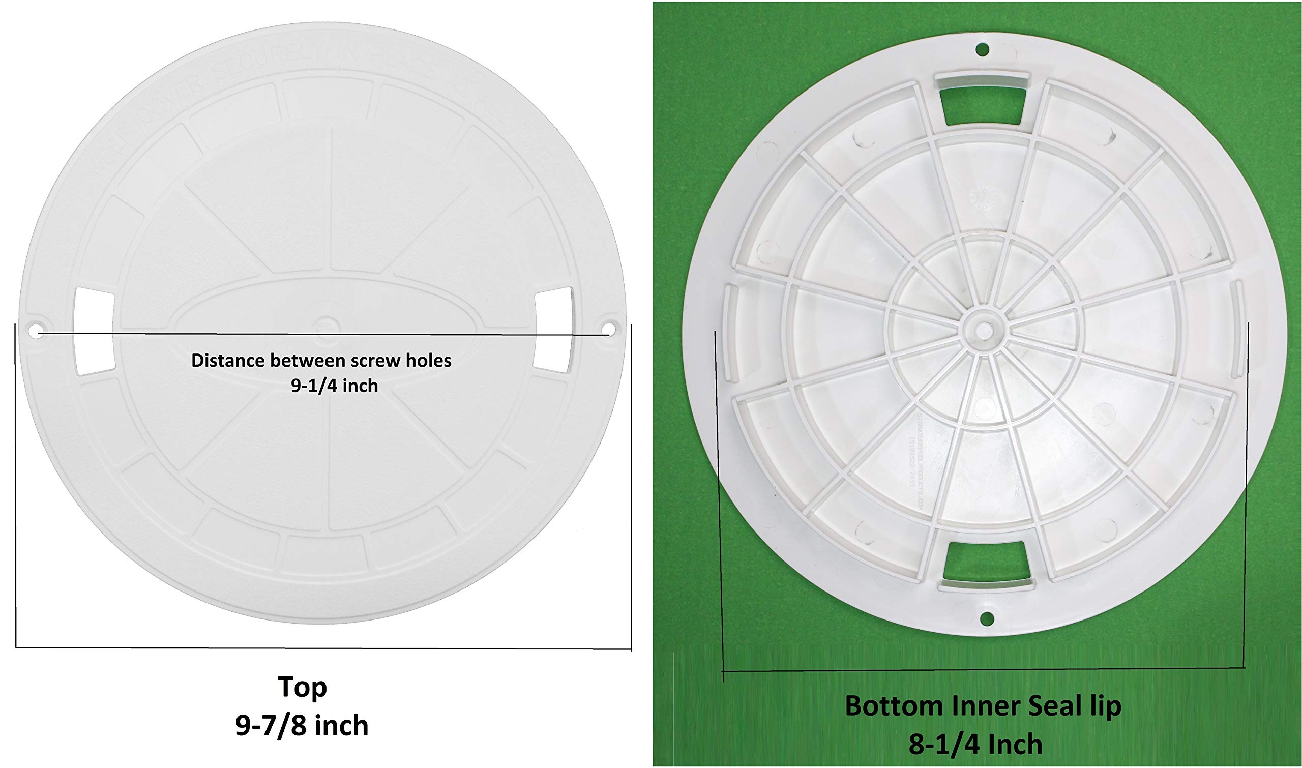 Lid with UV inhibitors resisting sun damage for Hayward SKIMMER lids