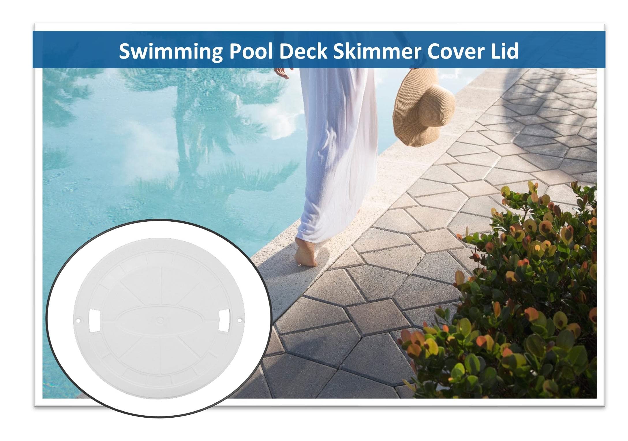 Ideal for seasonal pool maintenance and skimmer lid protection