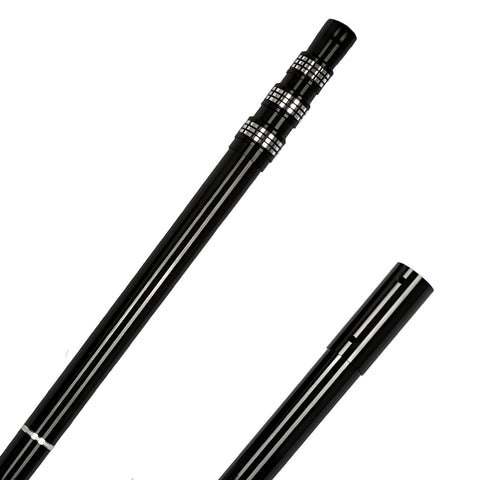 JSPJSP carbon fiber pool pole with four-section extendable reach for easy cleaning.