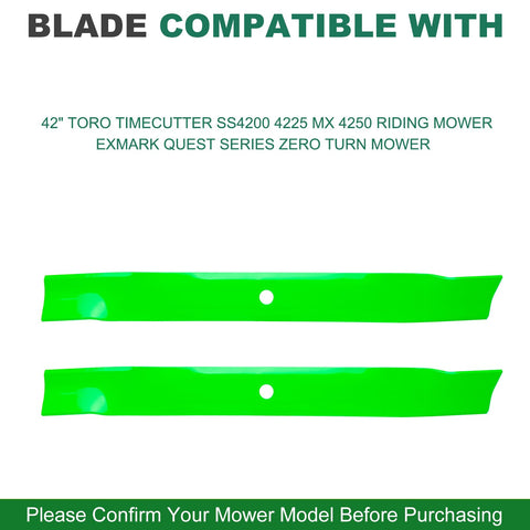 JSXDNWYJ 42 inch deck blades compatible with multiple TimeCutter models