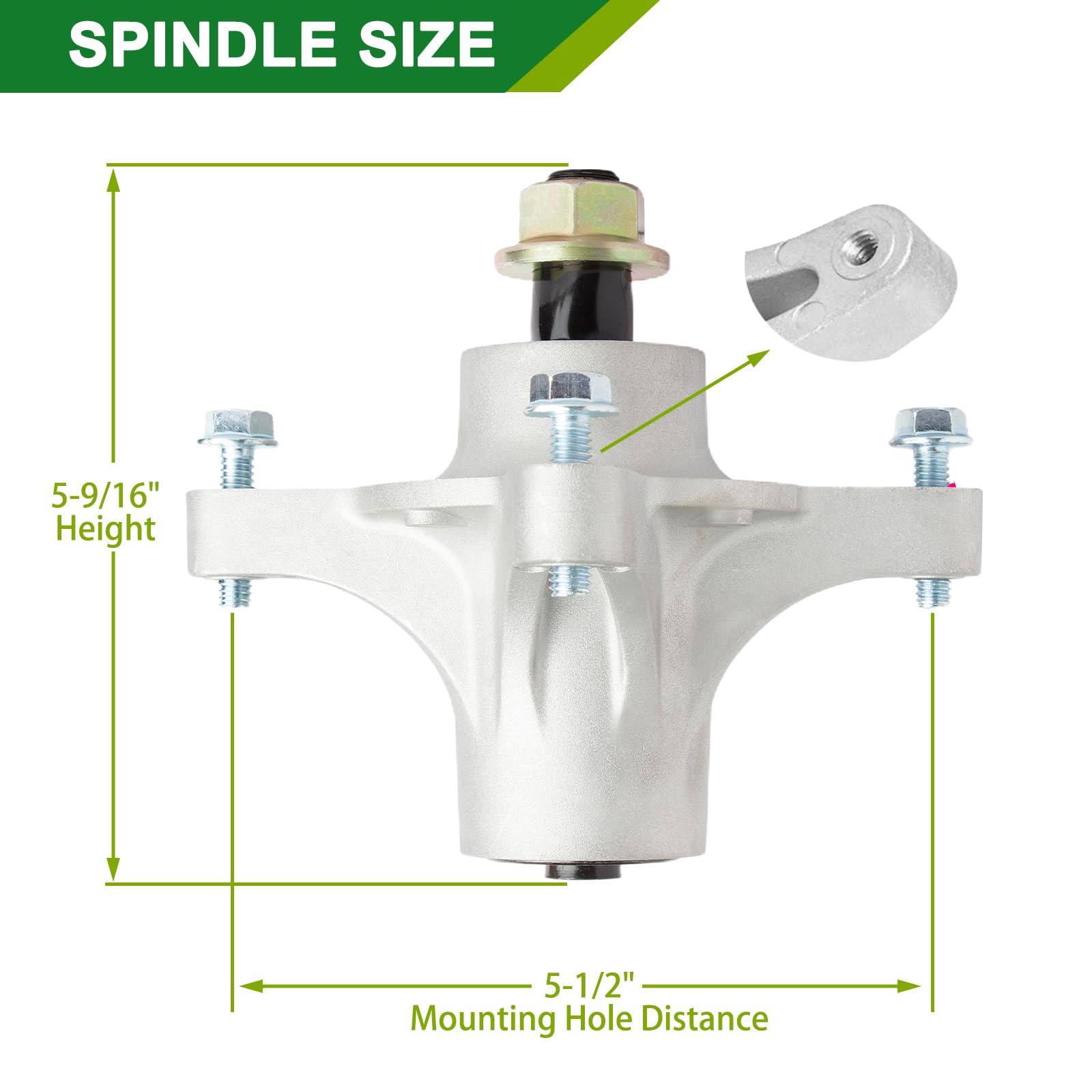 JSXDNWYJ 50-inch blades 110-6837-03 deliver clean, even cuts.