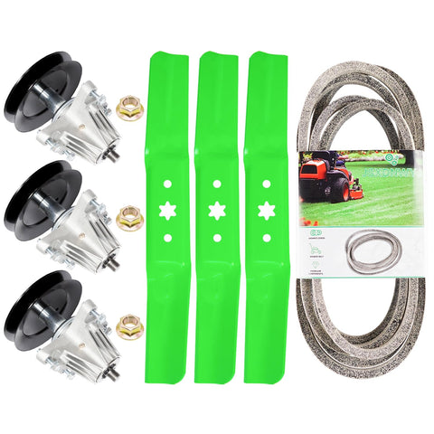 JSXDNWYJ 54-inch rebuild kit spindles improve blade stability for smooth cuts
