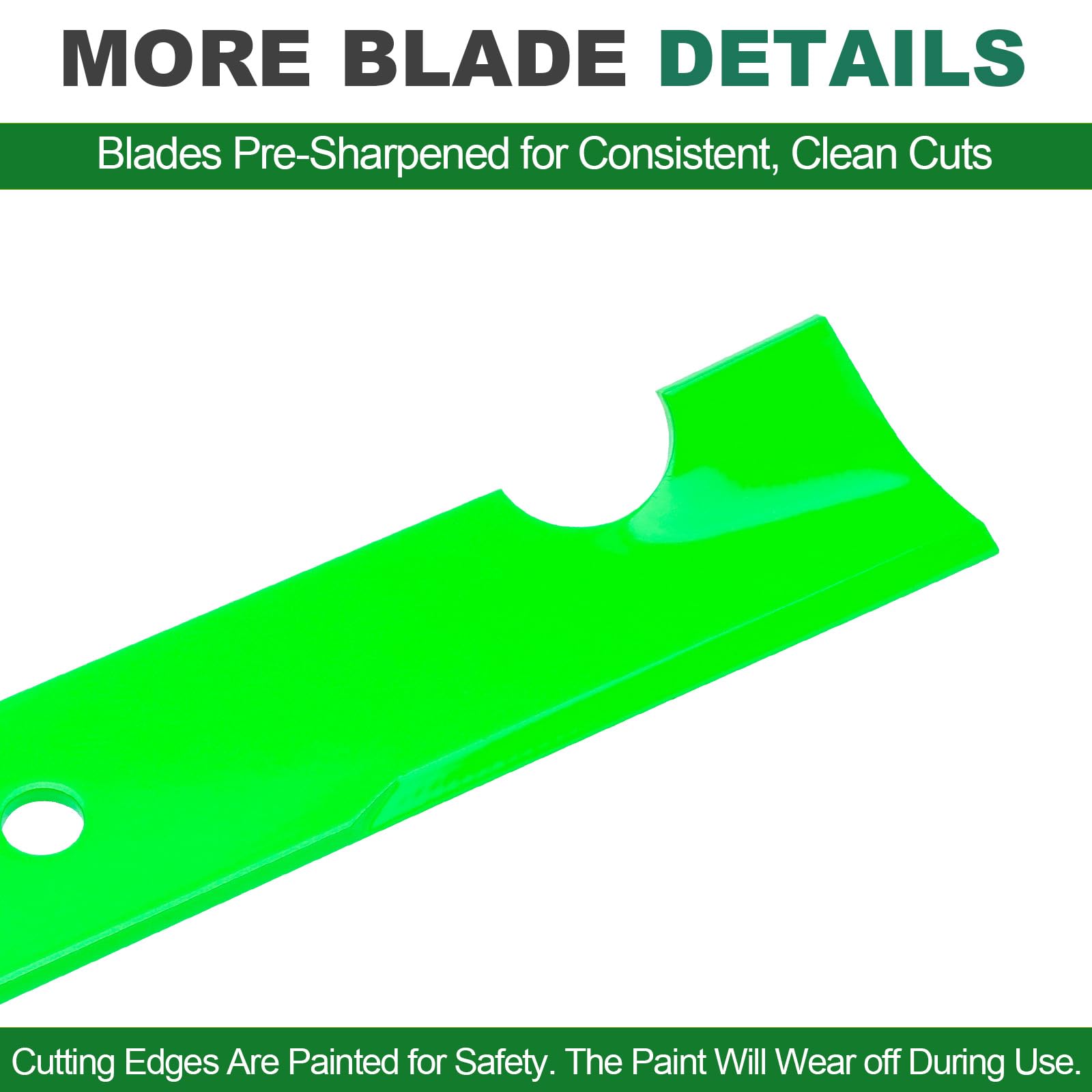 JSXDNWYJ blade set compatibility with 2010–2021 Bad Boy models with 48-inch decks