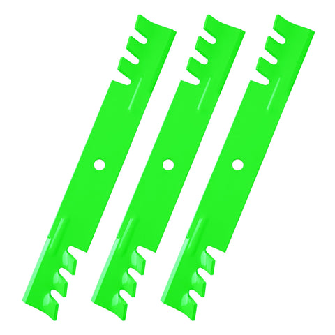 JSXDNWYJ 3-pack blades for Exmark and Scag 52-inch decks, crisp cuts.