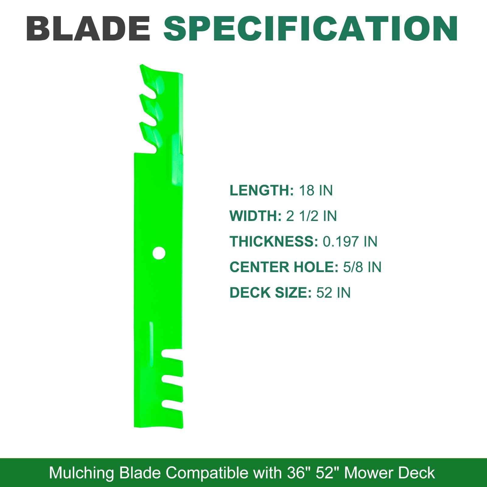 JSXDNWYJ 3-pack OEM-replacement blades save maintenance time.