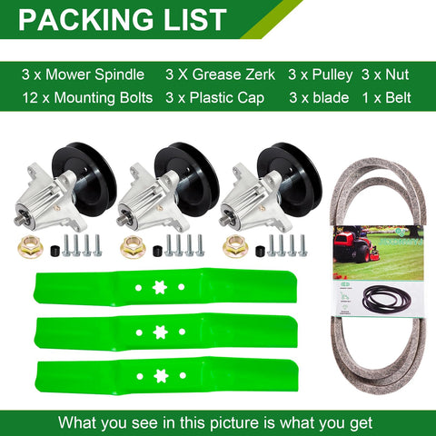 JSXDNWYJ packaging of 54-inch mower deck rebuild kit