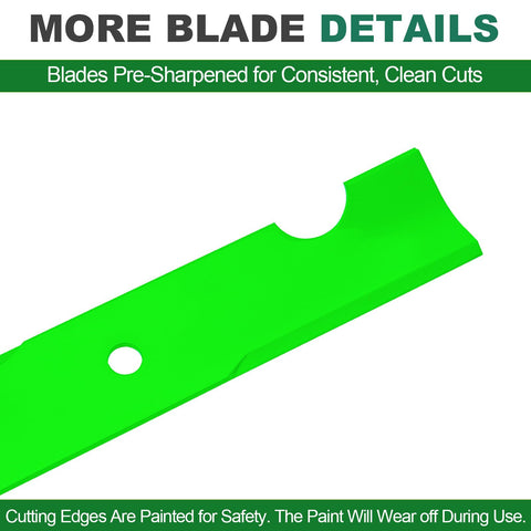JSXDNWYJ three-pack blade set provides value for multiple mowing sessions