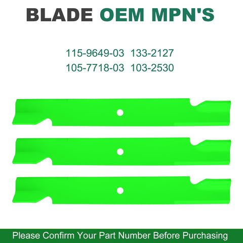 JSXDNWYJ blade specifications highlight 20.5 inches length and 5/8 inch center hole