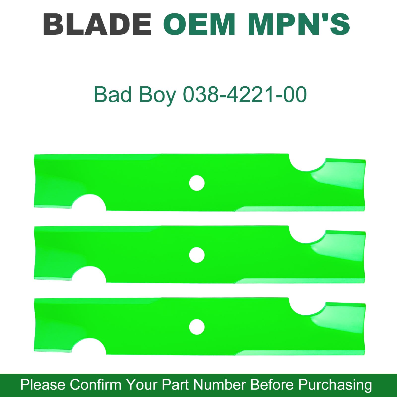 JSXDNWYJ 14.5-inch length blade supports consistent mowing