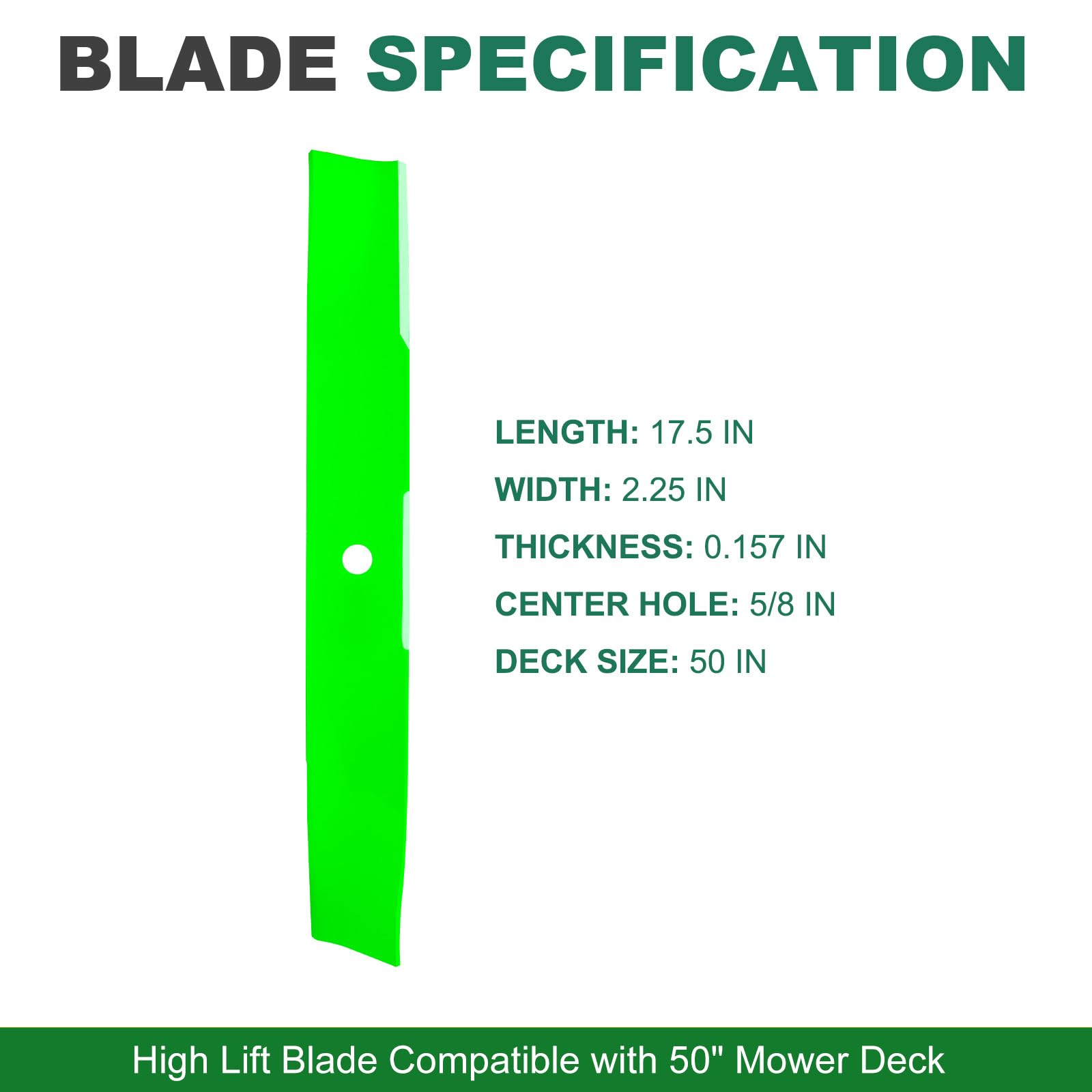 JSXDNWYJ replacement blade 115-5059-03 shown for quick fitment